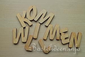 Holz-Buchstaben