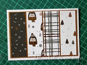 Bastelanleitung - Schnelle und einfache Weihnachtskarten aus Tonkarton 3