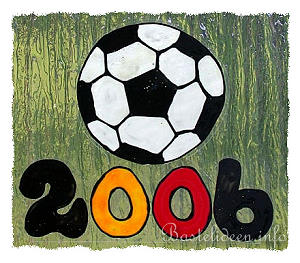 Basteln - Bastelideen - Window Color - WM 2006 Fussball 