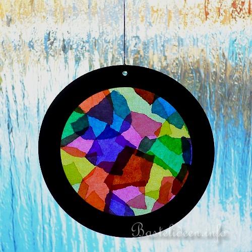 Basteln mit Kindern - Bastelideen - Kaleidoskope - Fensterbild fr Kinder