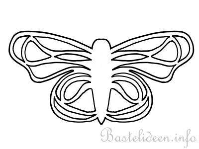 Bastelvorlage - Schmetterling Fensterbild 2