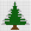 Bgelperlen Bastelvorlage - Weihnachtsbaum