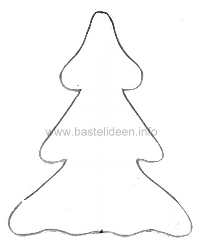 kostenlose bastelvorlage  holz weihnachtsbaum