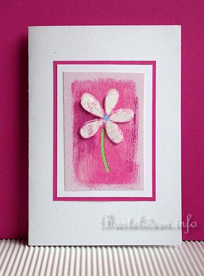 Frhlings Grusskarte - Blume