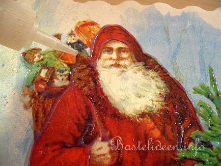 Luminaria Lichtertte mit Weihnachtsmann - Detail 1