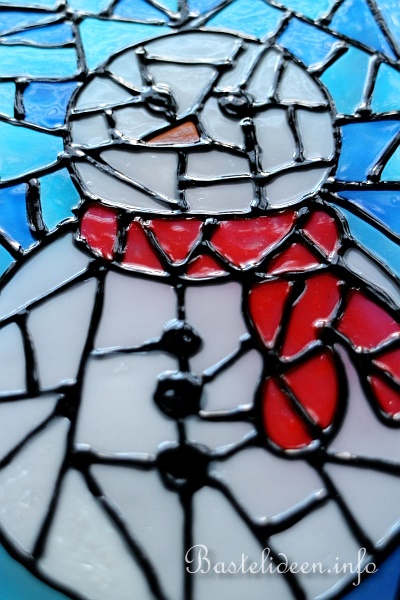 Mosaik Window Color Schneemann 