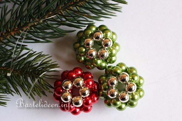 Perlenkugel als Weihnachtsbaumannhnger 2