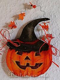Serviettentechnik - Halloween Krbis Jack o' Lantern