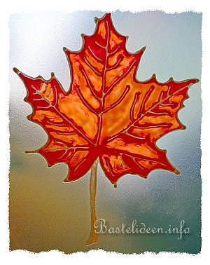 Window Color - Herbstblatt