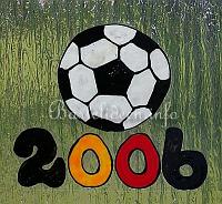 Basteln - Bastelideen - Window Color - WM 2006 Fussball