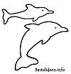 Bastelideen.info - Delfine Malvorlagen und Bastelvorlagen 