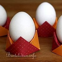 Basteln mit Papier - Origami Eierbecher