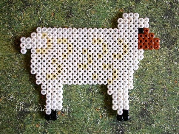 Bügelperlen Schaf