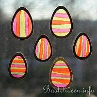 Fensterbild - Bunte Eier