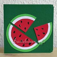 Grusskarten - Geburtstagskarten - Einladungskarten - Wassermelone
