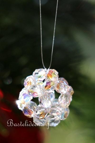 Perlenkugel als Weihnachtsbaumanänhänger 3