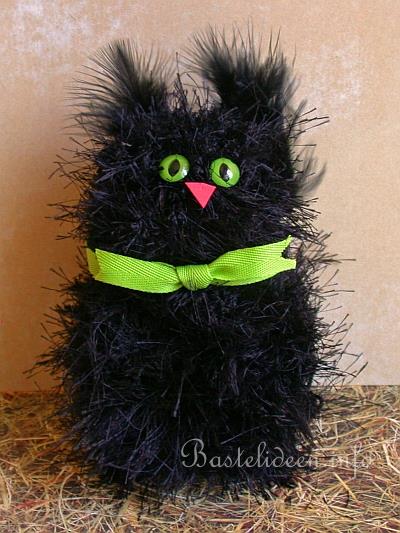 Pom-Pom Schwarze Katze