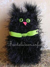 Pom-Pom Schwarze Katze
