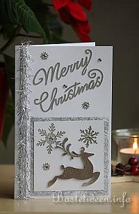 Rentier Weihnachtskarte 