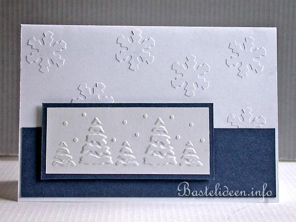 Schnee Weihnachtskarte