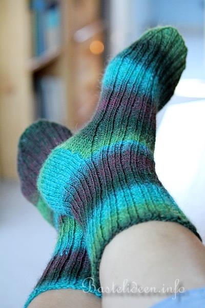 Socken Stricken - Lana Grossa Meilenweit Solo Colore Fb. 5261 2