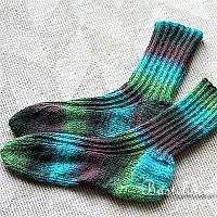 Socken Stricken - Lana Grossa Meilenweit Solo Colore Fb. 5261