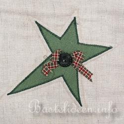 Weihnachten - Quilt - Wandbehang - Detail Stern 200