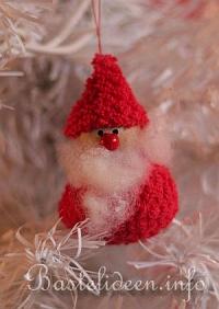 Weihnachtsbaumanhänger - Mini-Weihnachtswichtel