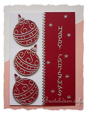 Weihnachtskarte - Peel-Off Sticker 