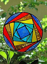 Window Color Kaleidoskop Fensterbild